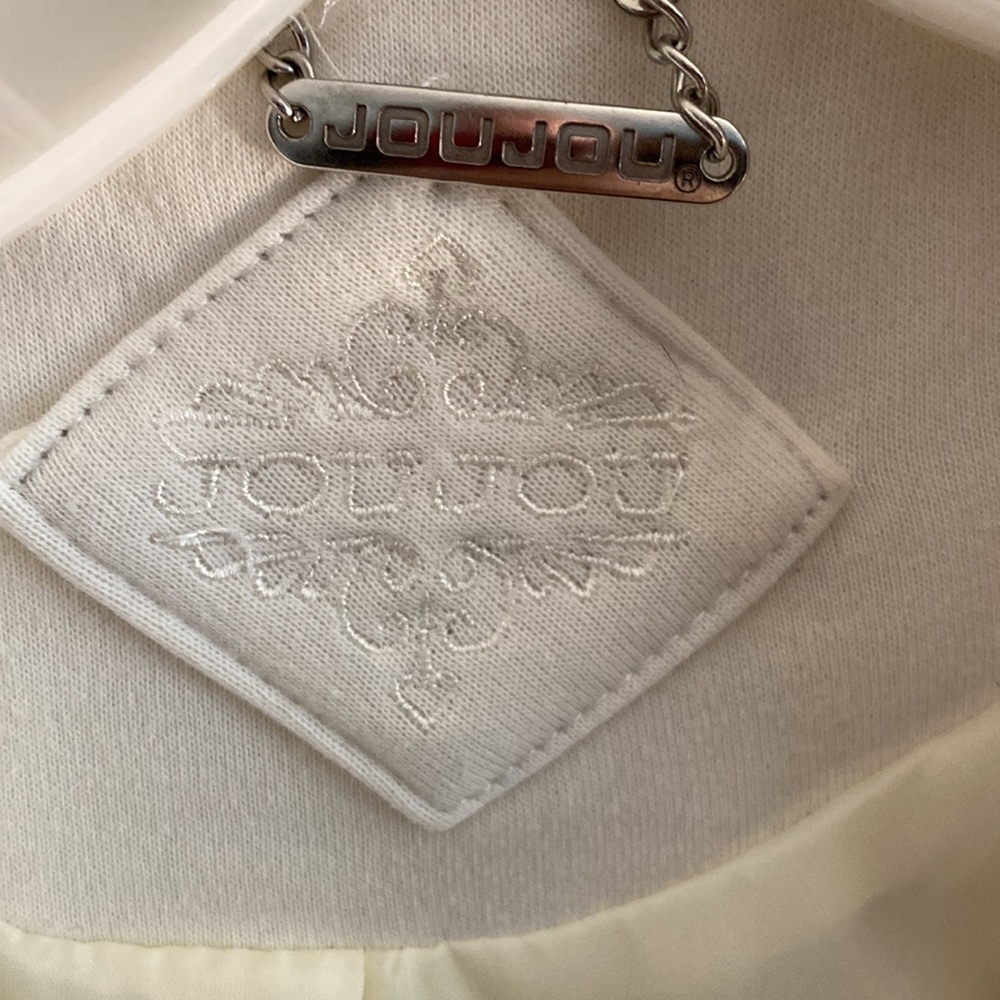 JouJou small white wrap coat - Picture 4 of 6